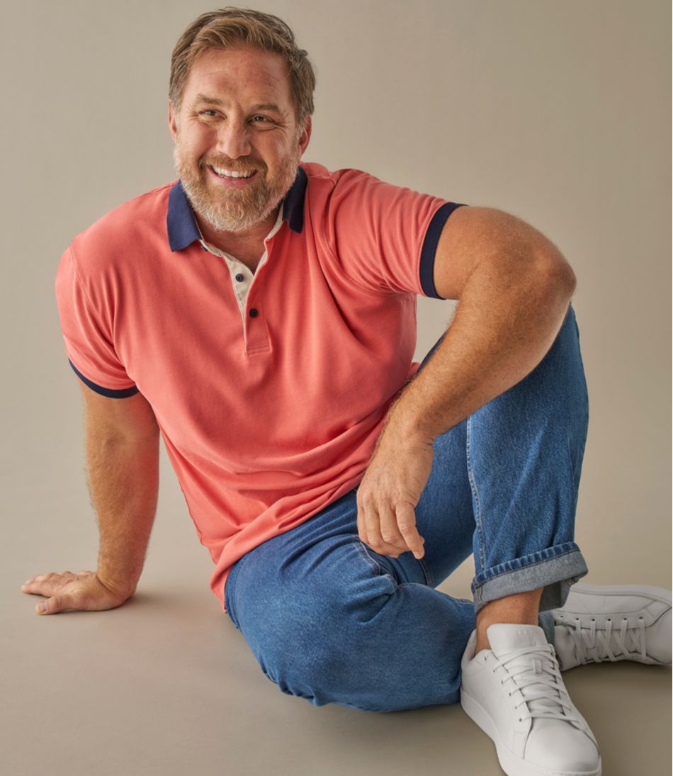 L.L.Bean Discount | Men's Casco Bay Rugged Polo, Short-Sleeve