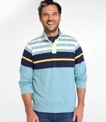 L.L.Bean Sale | Men's Bean's Vintage Soft Rugby, Mockneck, Chest Stripe