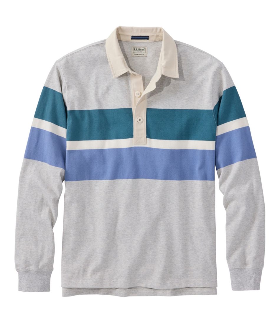 L.L.Bean For Sale | Men's Bean's Vintage Soft Rugby, Chest Stripe