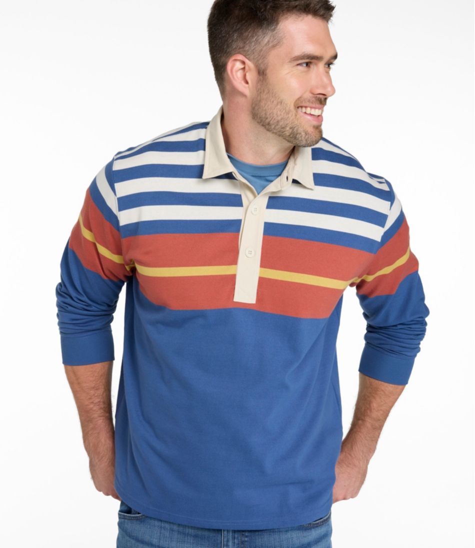 L.L.Bean For Sale | Men's Bean's Vintage Soft Rugby, Chest Stripe