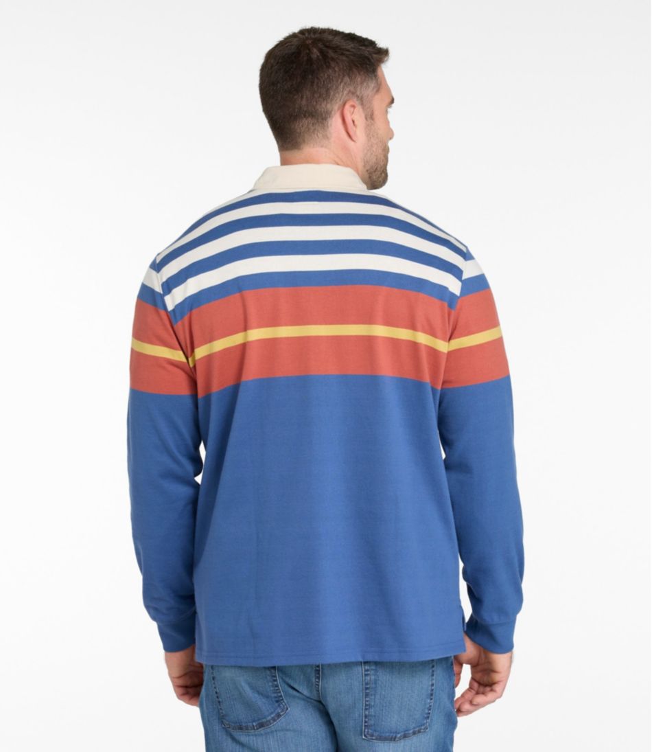 L.L.Bean For Sale | Men's Bean's Vintage Soft Rugby, Chest Stripe
