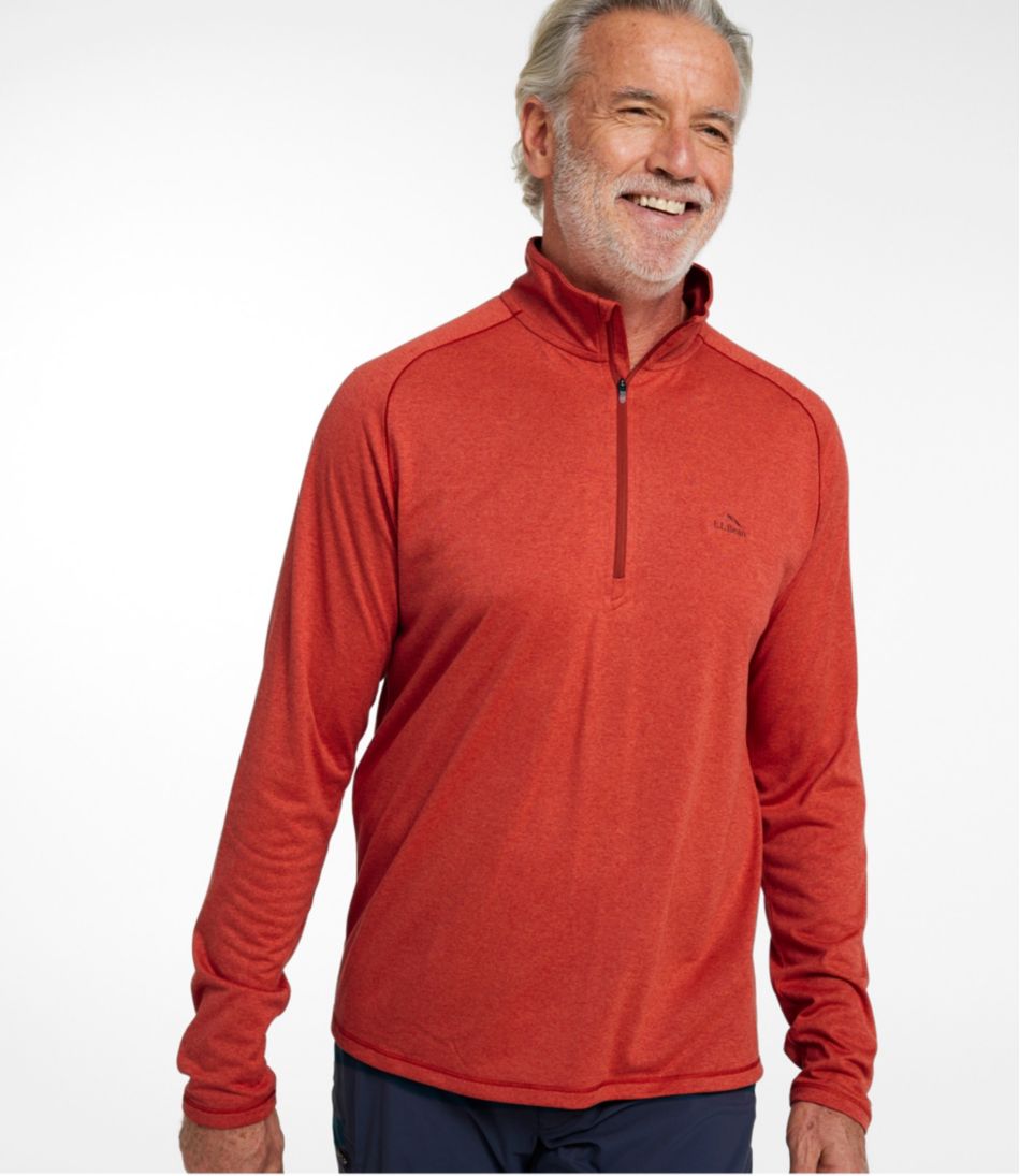 L.L.Bean US | Men's Bean's Access Trail Tee, Quarter-Zip