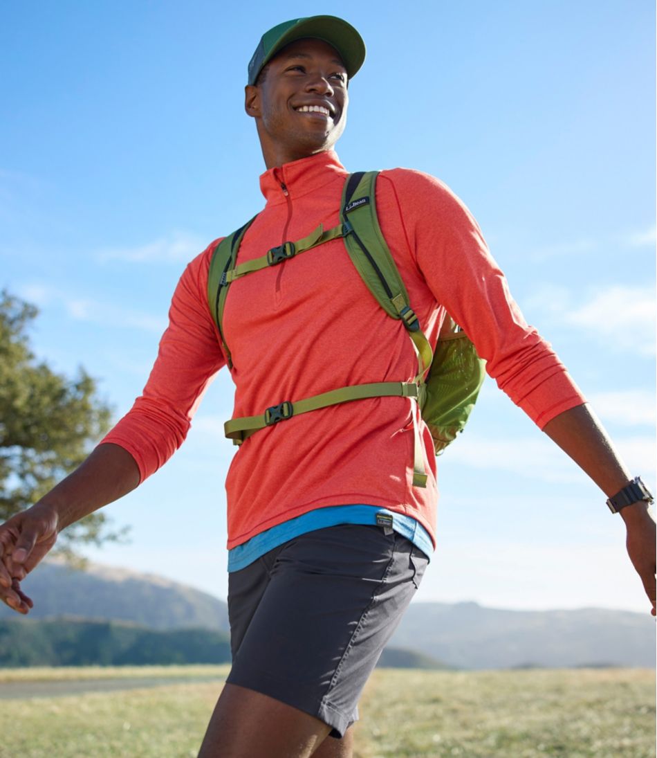 L.L.Bean US | Men's Bean's Access Trail Tee, Quarter-Zip