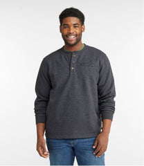L.L.Bean Online | Men's Katahdin Iron Works® Bonded Waffle Fleece Henley