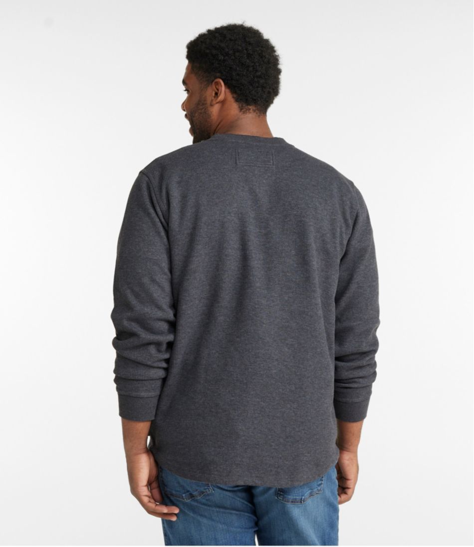 L.L.Bean Online | Men's Katahdin Iron Works® Bonded Waffle Fleece Henley
