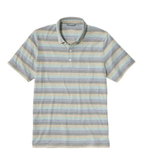 L.L.Bean Sale | Men's Comfort Stretch Performance® Pima Polo, Short-Sleeve, Stripe