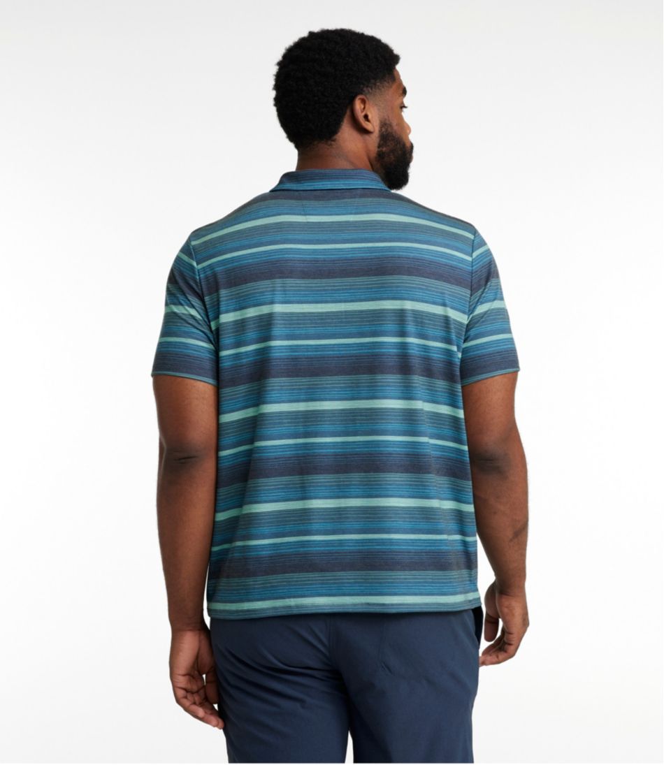 L.L.Bean On Sale | Men's Everyday SunSmart® Polo 2.0, Short-Sleeve Stripe