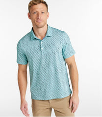 L.L.Bean For Sale | Men's Comfort Stretch Performance® Party Polo, Slightly Fitted, Short-Sleeve, Print