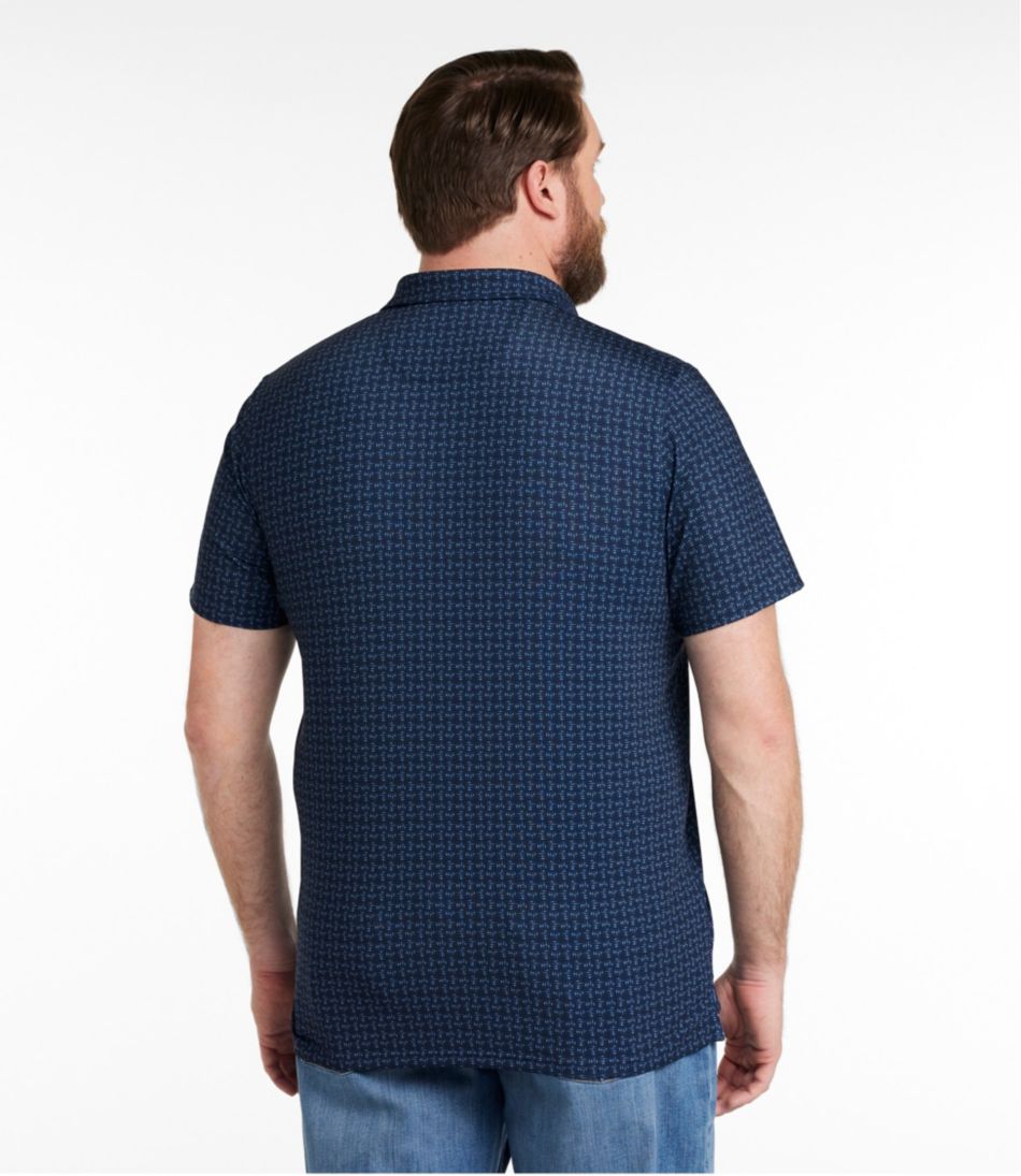 L.L.Bean For Sale | Men's Comfort Stretch Performance® Party Polo, Slightly Fitted, Short-Sleeve, Print