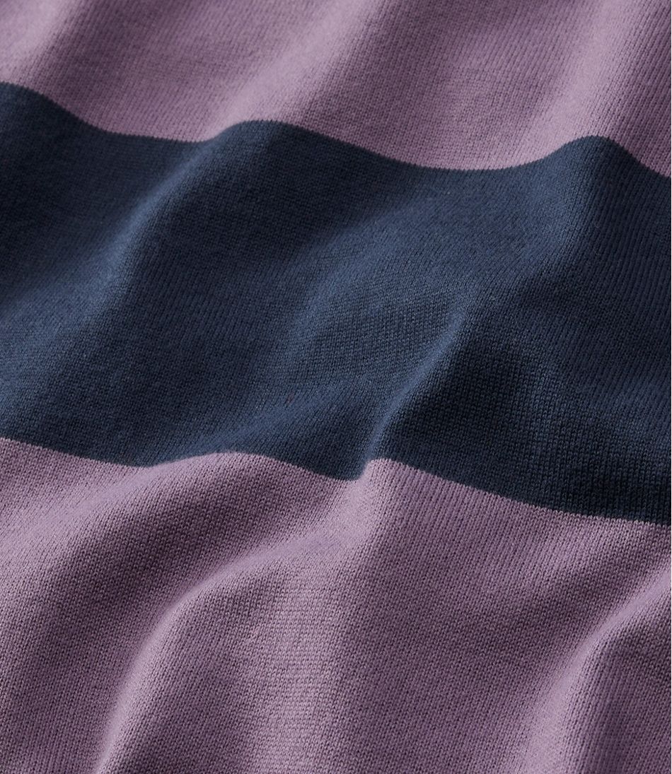 L.L.Bean New | Men's Bean's Vintage Soft Rugby, Mockneck, Stripe