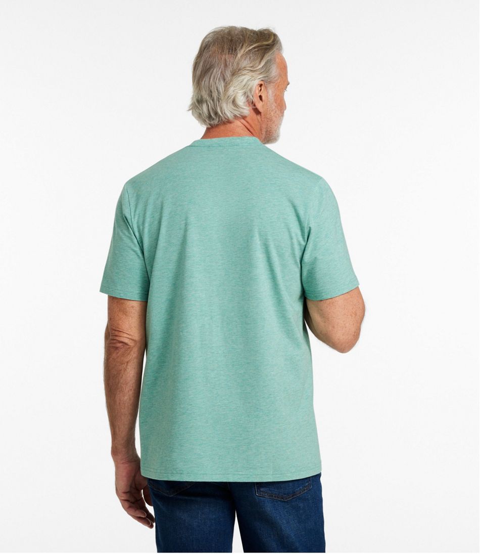 L.L.Bean US | Men's Comfort Stretch Performance® Pima Pocket Tee, Short-Sleeve