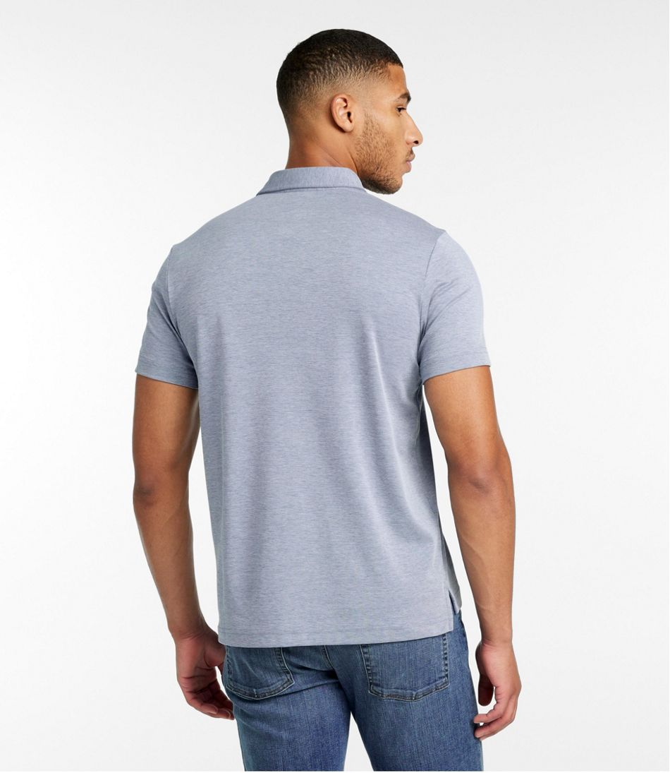 L.L.Bean Discount | Men's Comfort Stretch Performance® Polo, Short-Sleeve, Slightly Fitted