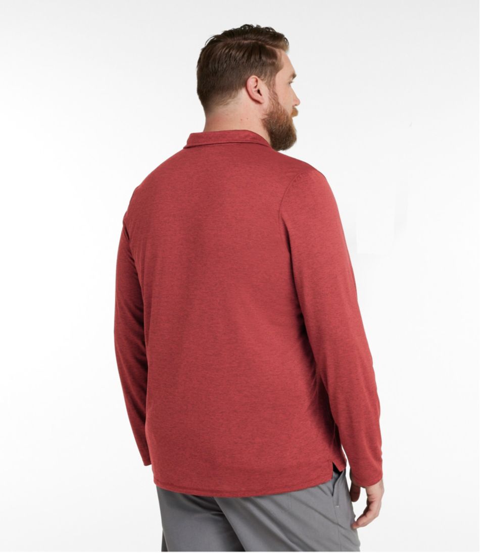 L.L.Bean On Sale | Men's Ultralight Adventure Polo, Long-Sleeve