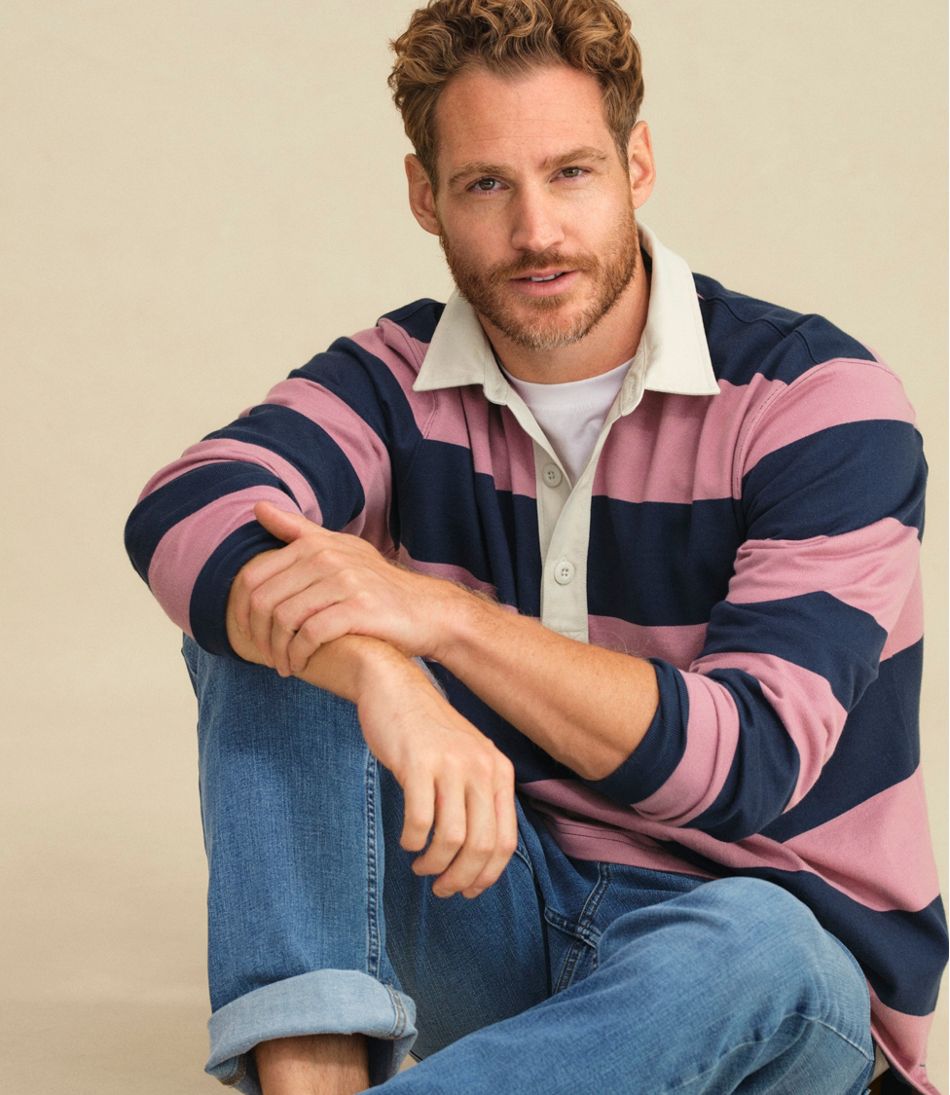 L.L.Bean For Sale | Men's Bean's Vintage Soft Rugby, Stripe
