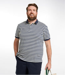 L.L.Bean New | Men's Casco Bay Rugged Polo, Short-Sleeve, Stripe