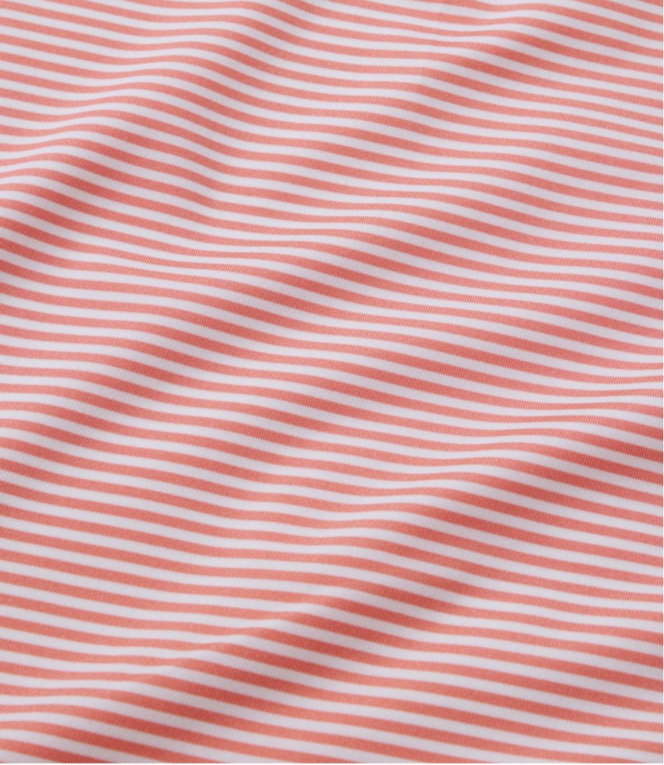 L.L.Bean Outlet | Men's Comfort Stretch Performance® Party Polo, Slightly Fitted, Short-Sleeve, Stripe