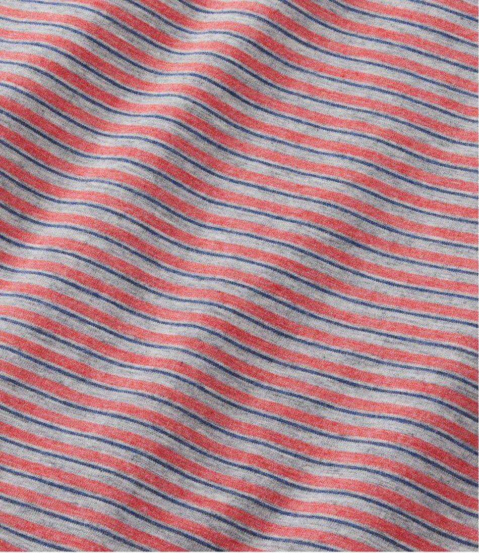 L.L.Bean On Sale | Men's Comfort Stretch Performance® Pima Pocket Tee, Short-Sleeve, Stripe