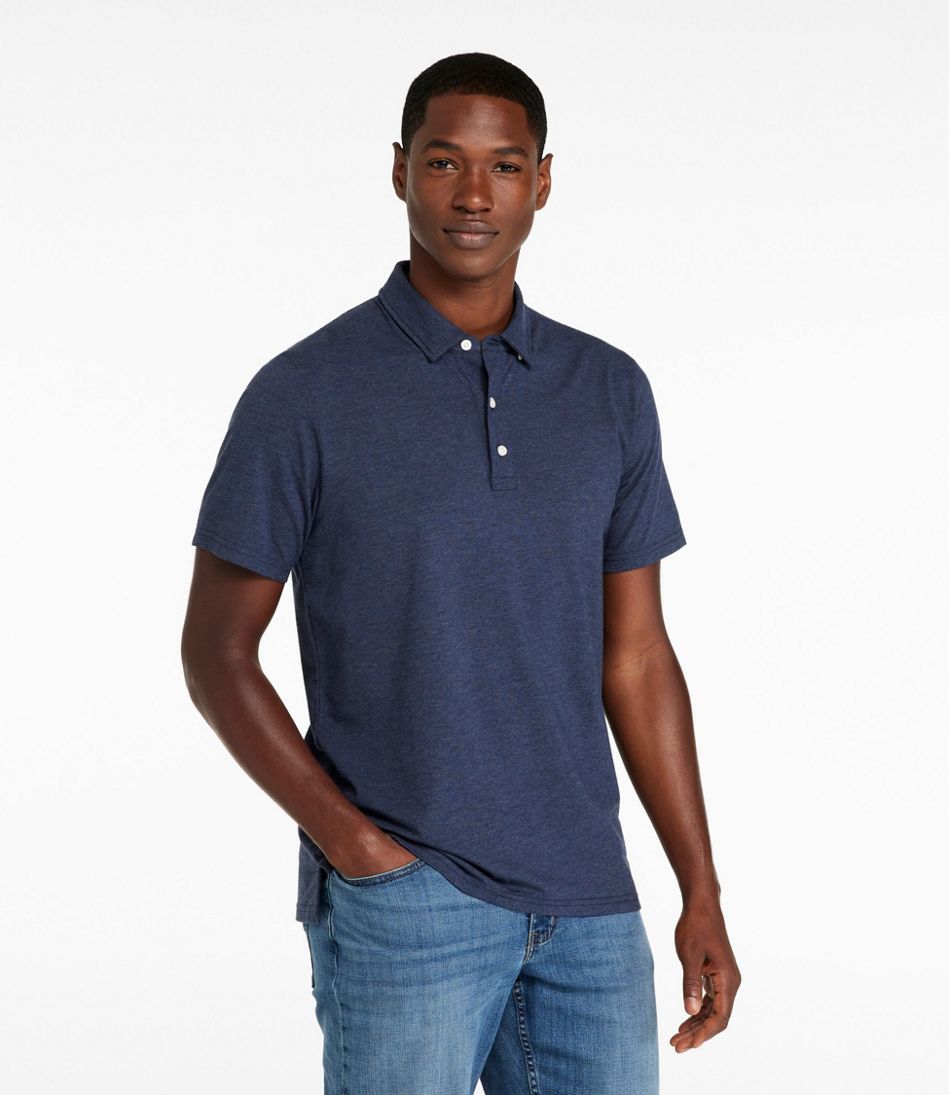 L.L.Bean For Sale | Men's Comfort Stretch Performance® Pima Polo, Short-Sleeve