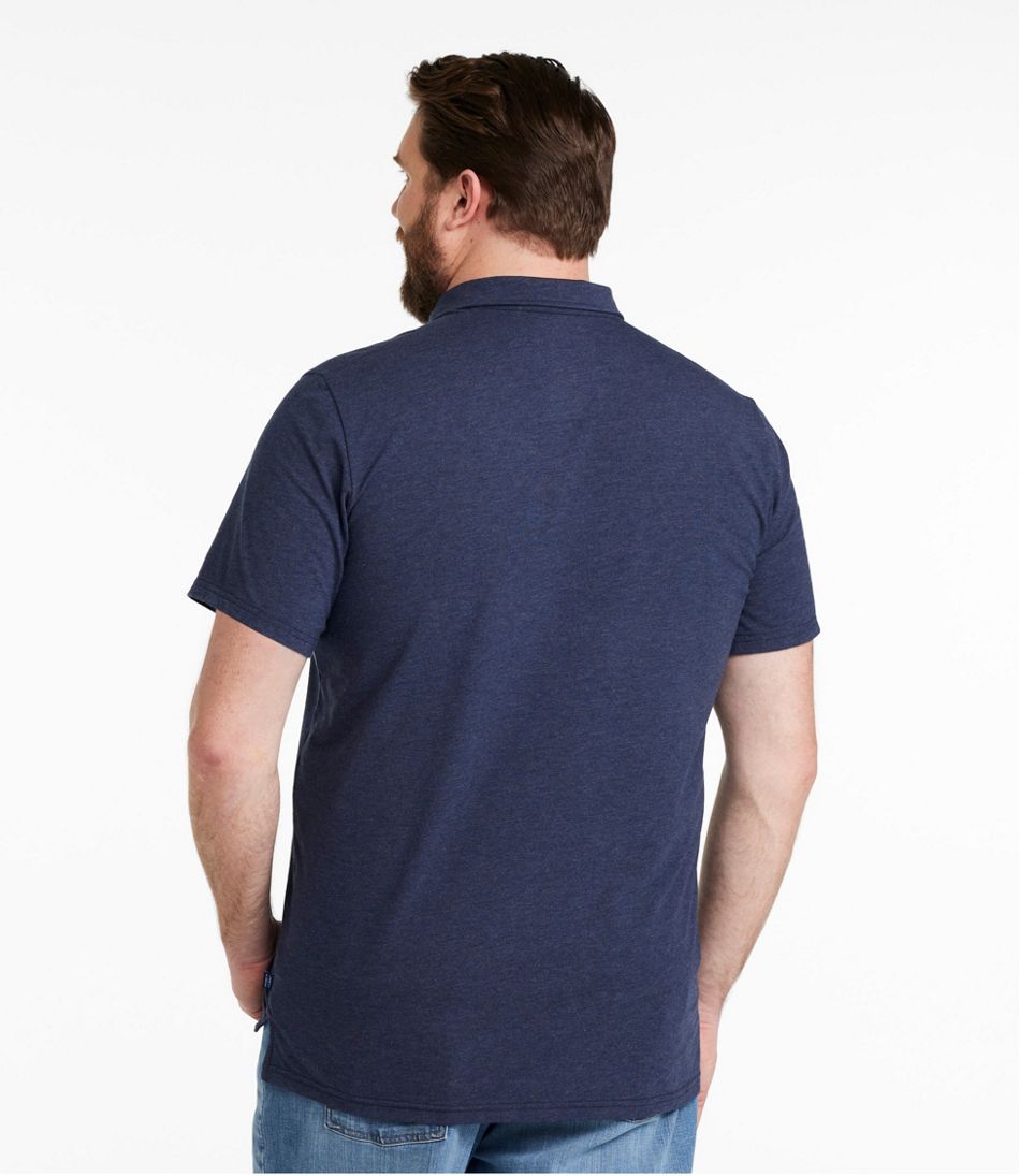 L.L.Bean For Sale | Men's Comfort Stretch Performance® Pima Polo, Short-Sleeve