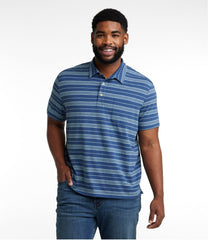 L.L.Bean New | Men's Lakewashed Performance Polo, Short-Sleeve, Stripe