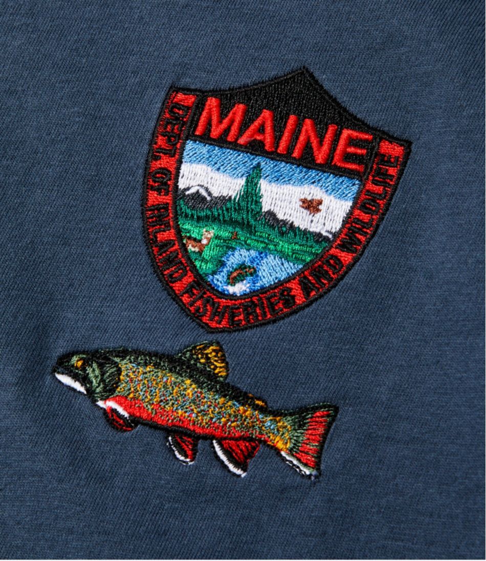 L.L.Bean On Sale | Men's MIF&W Tee, Long-Sleeve Brook Trout