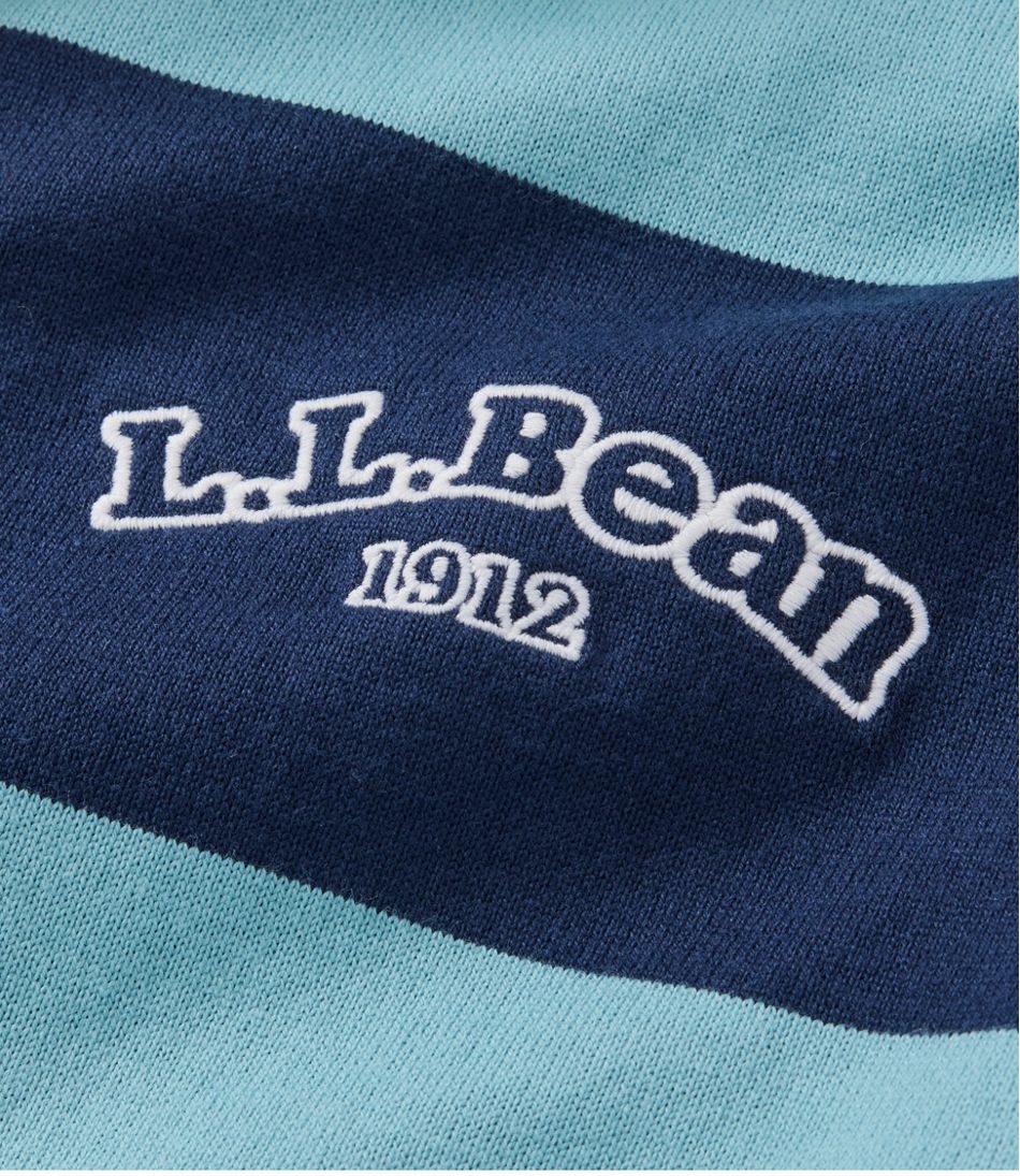 L.L.Bean Discount | Men's Bean's Vintage Soft Rugby, Stripe Embroidered
