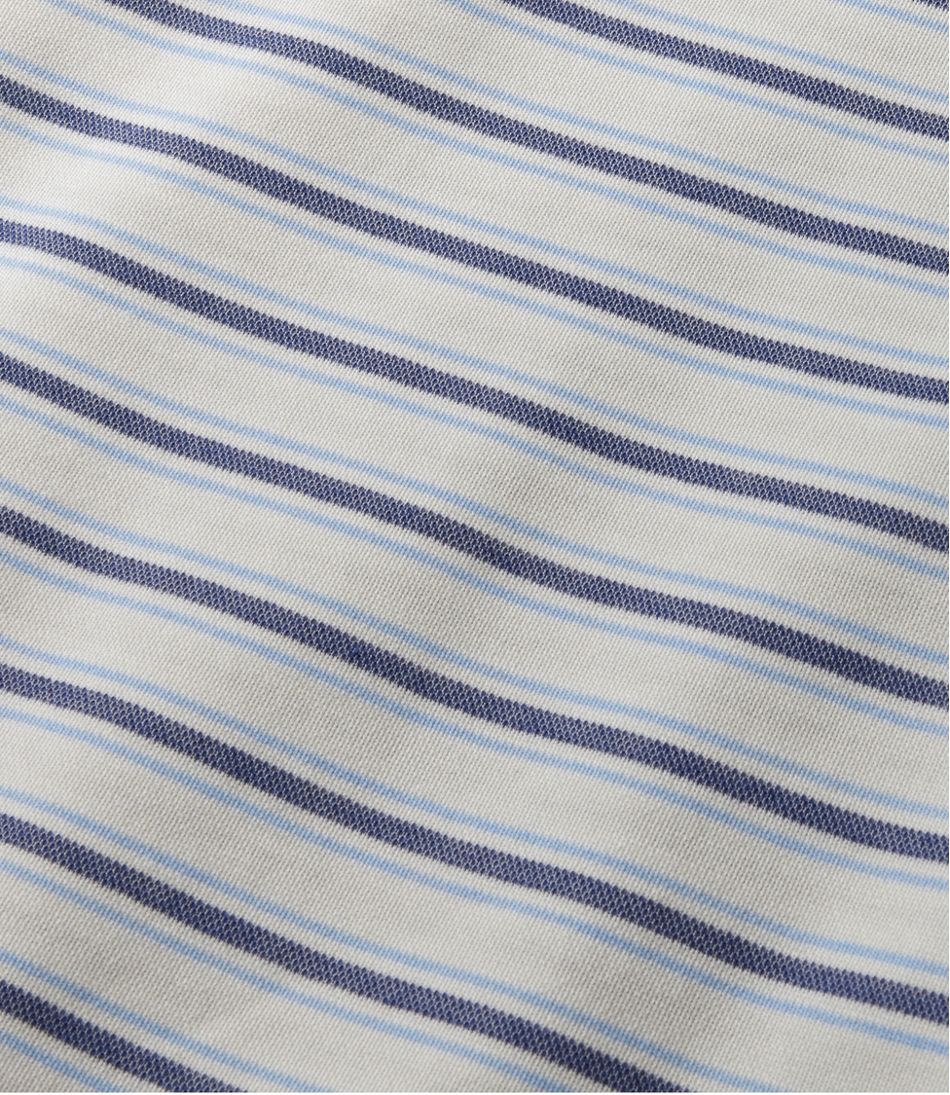 L.L.Bean Sale | Men's Comfort Stretch Performance® Polo, Long-Sleeve, Stripe