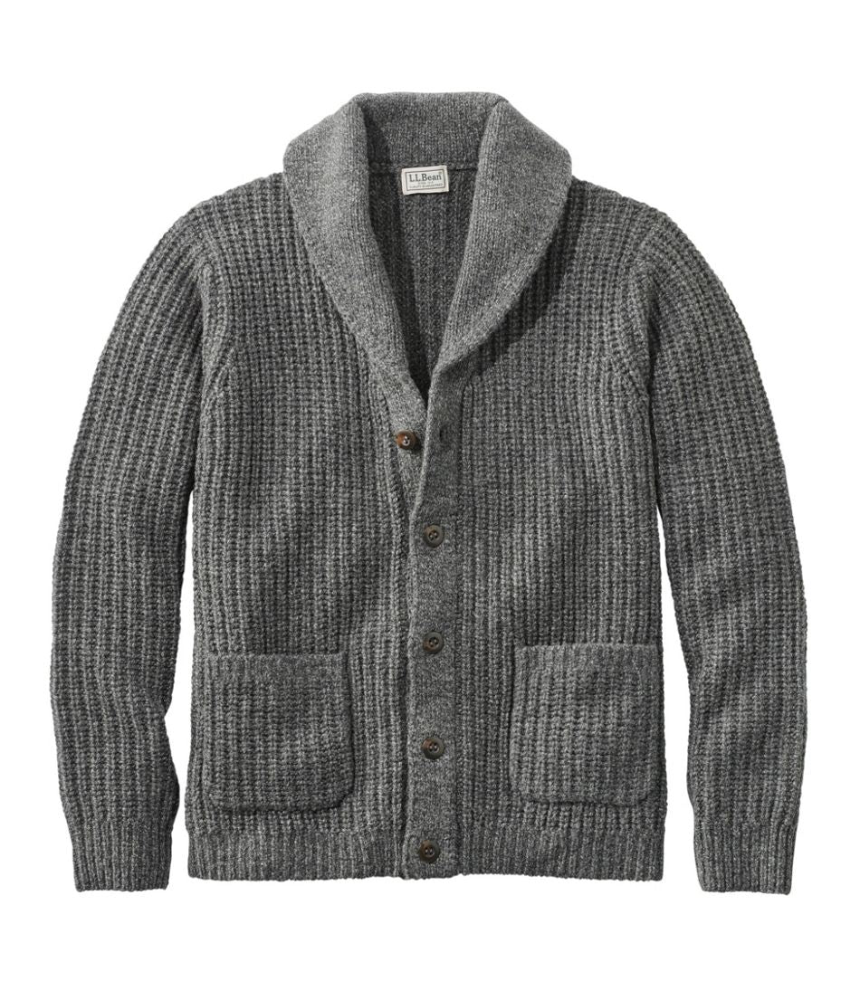 L.L.Bean New | Men's Classic Ragg Wool Sweater, Cardigan