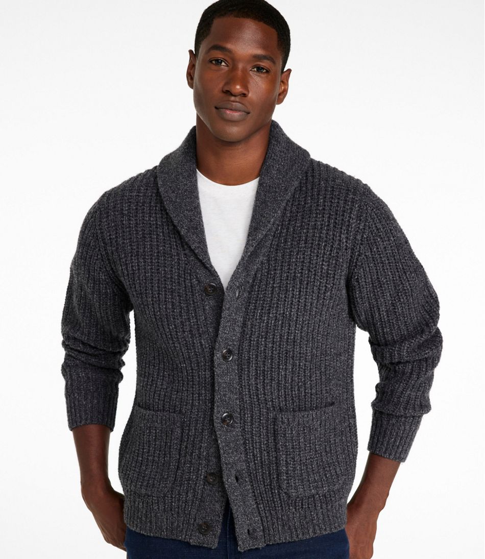 L.L.Bean New | Men's Classic Ragg Wool Sweater, Cardigan