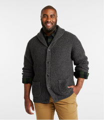 L.L.Bean New | Men's Classic Ragg Wool Sweater, Cardigan