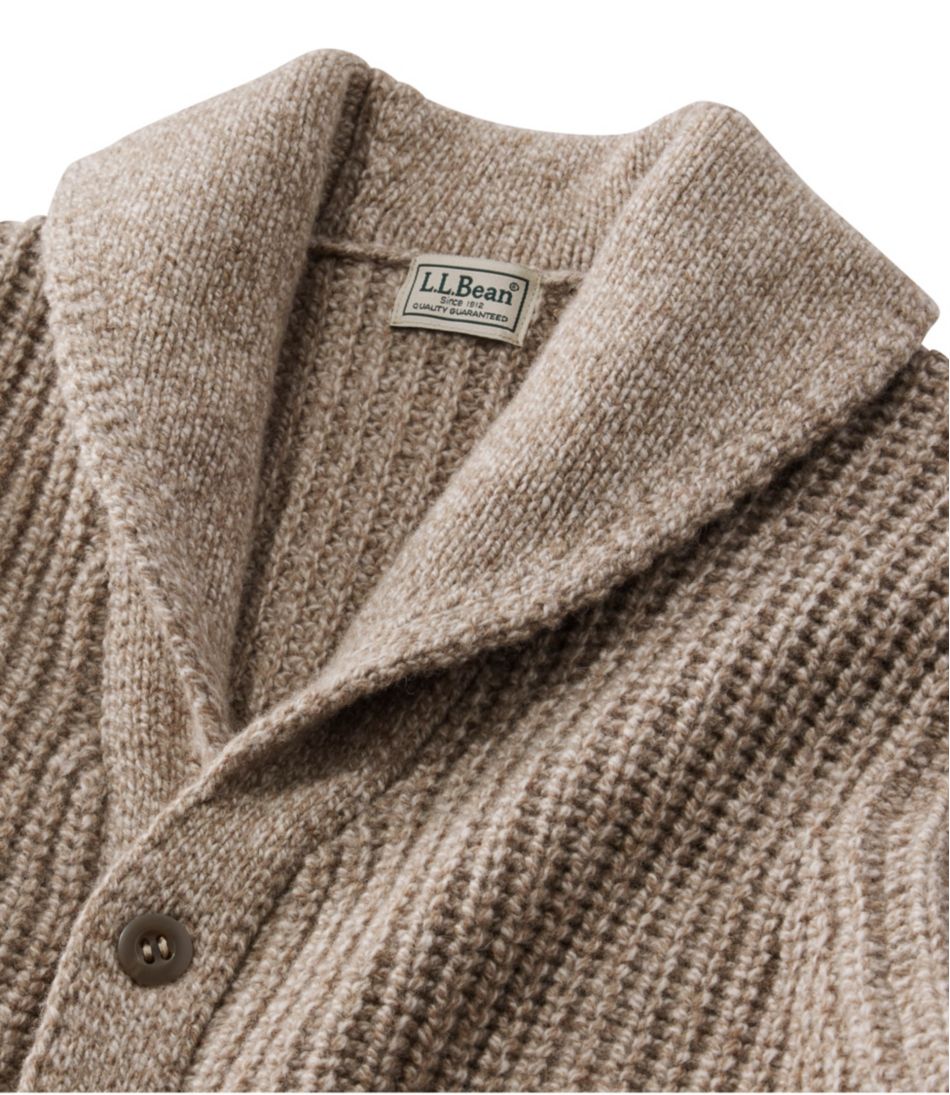 L.L.Bean New | Men's Classic Ragg Wool Sweater, Cardigan