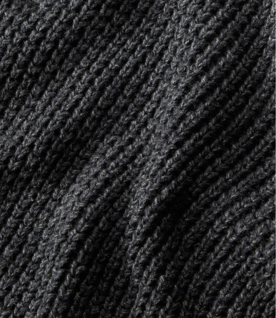 L.L.Bean | Men's Organic Cotton Waffle Sweater, Quarter Zip