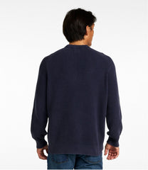 L.L.Bean Sale | Men's Sunwashed Textured Cotton Sweater, Crewneck