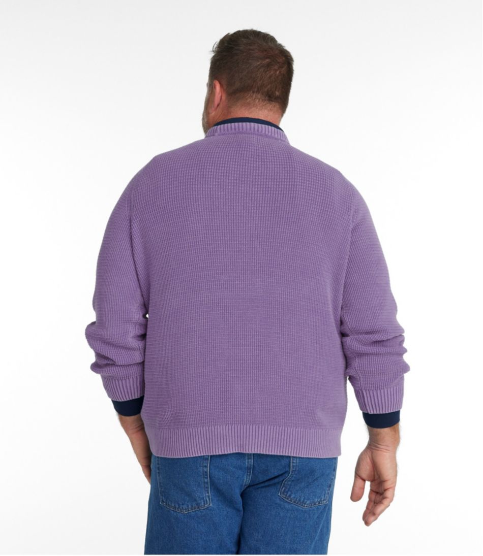 L.L.Bean Sale | Men's Sunwashed Textured Cotton Sweater, Crewneck