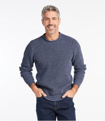 L.L.Bean New | Men's Organic Cotton Waffle Sweater, Rollneck Crew