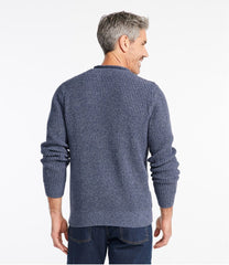 L.L.Bean New | Men's Organic Cotton Waffle Sweater, Rollneck Crew