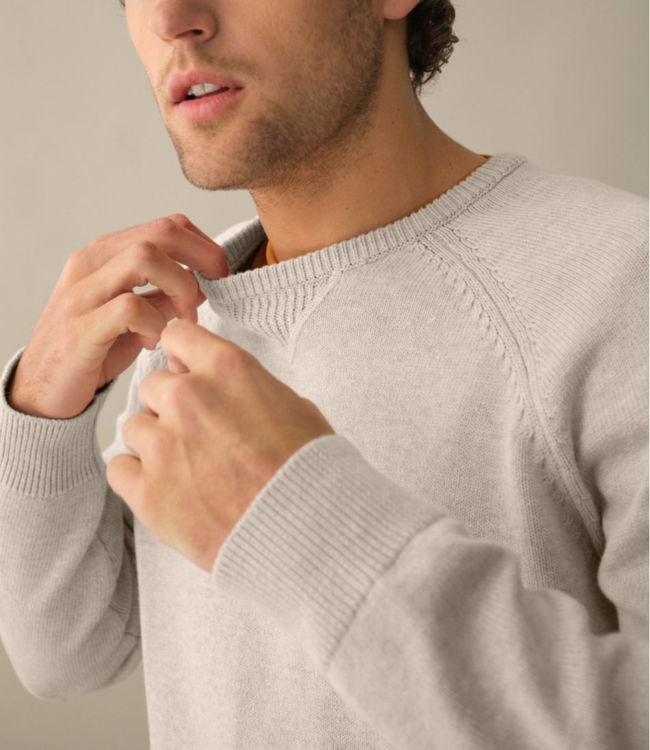L.L.Bean Online | Men's Wicked Soft Cotton/Cashmere Sweater, Crewneck