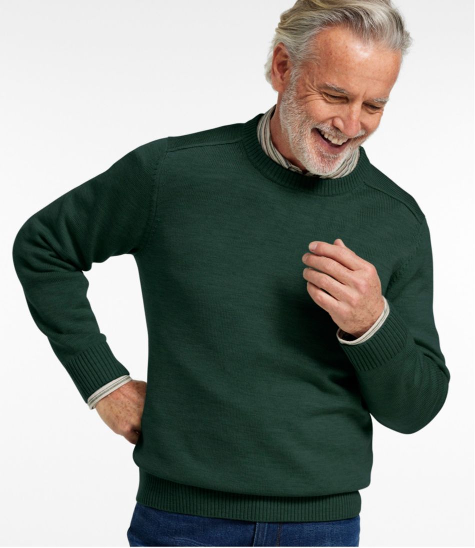 L.L.Bean Discount | Men's Essential Merino Sweater, Crewneck