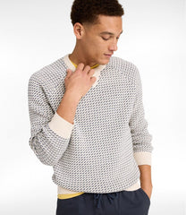 L.L.Bean On Sale | Men's Wicked Soft Cotton/Cashmere Sweater, Crewneck, Pattern