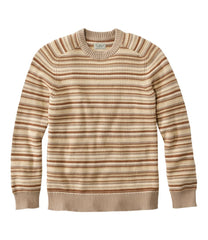 L.L.Bean On Sale | Men's Sunwashed Textured Cotton Sweater, Crewneck, Stripe