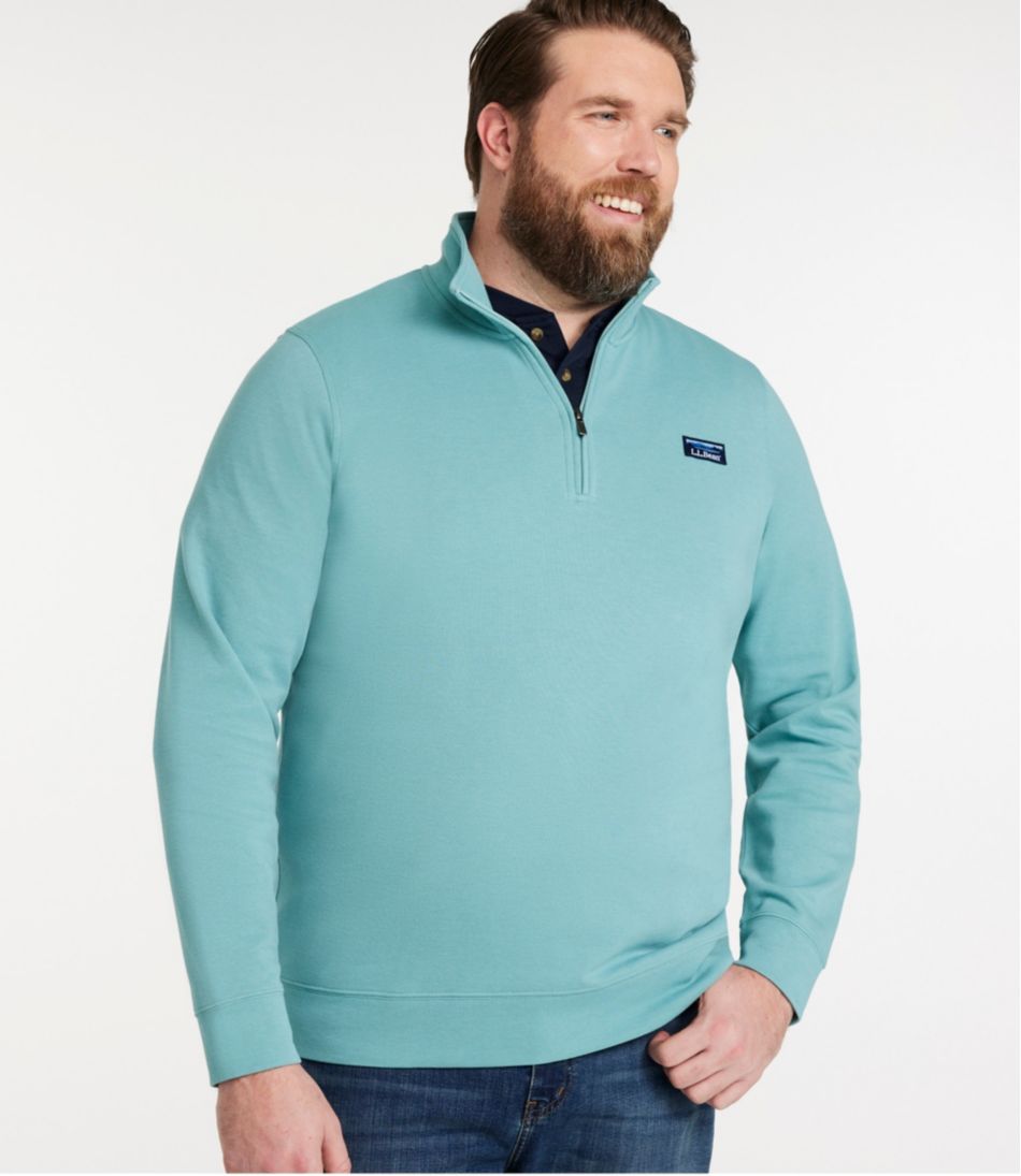L.L.Bean On Sale | Men's Comfort Stretch Performance® Piqué, Quarter-Zip Pullover