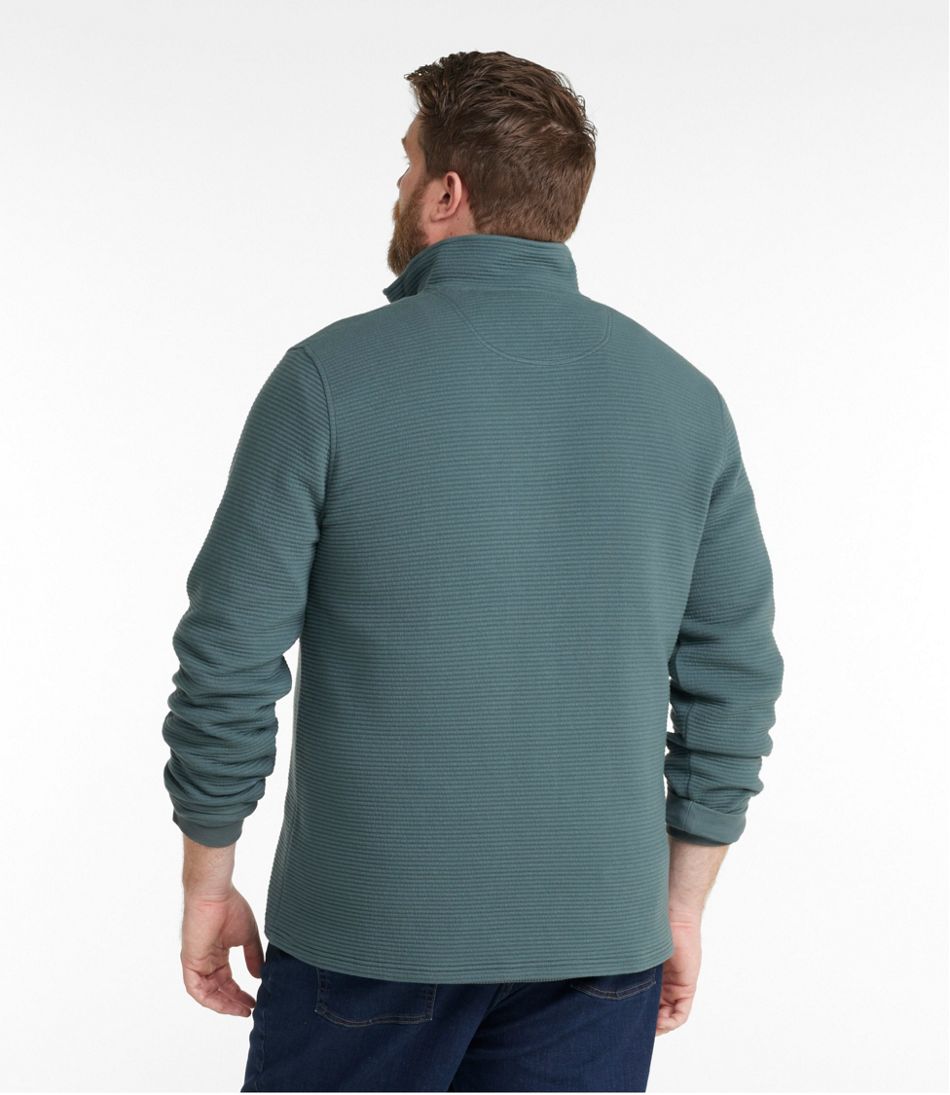 L.L.Bean New | Men's Lakewashed Double-Knit Quarter-Zip Pullover