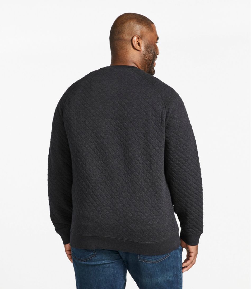 L.L.Bean | Men's Quilted Sweatshirt, Crewneck