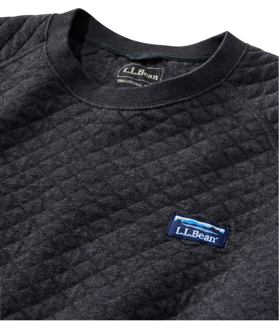 L.L.Bean | Men's Quilted Sweatshirt, Crewneck