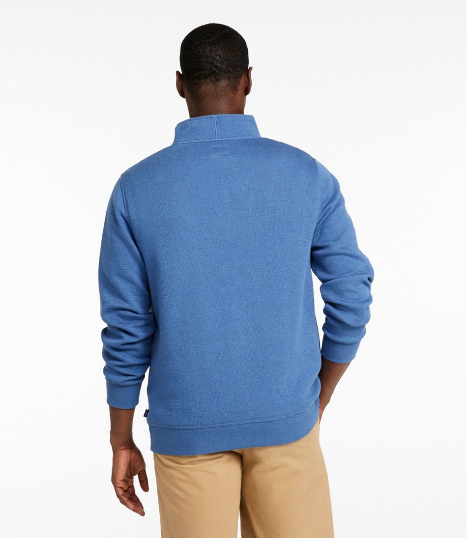 L.L.Bean Discount | Men's All Seasons Textured Sweats, Quarter-Zip