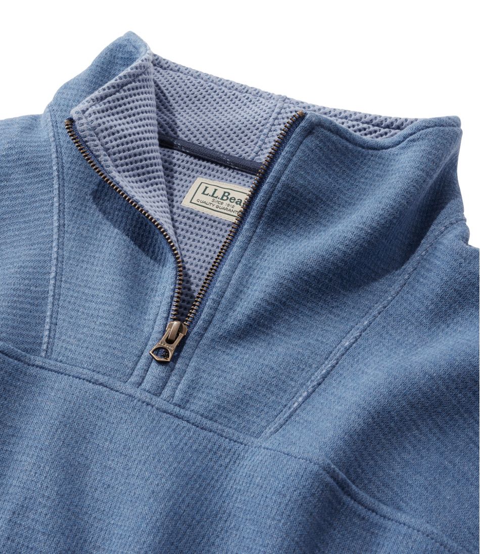 L.L.Bean Discount | Men's All Seasons Textured Sweats, Quarter-Zip