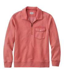 L.L.Bean US | Men's Sunwashed Sweatshirt, Quarter-Zip Polo, Long-Sleeve