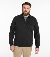 L.L.Bean US | Men's Sunwashed Sweatshirt, Quarter-Zip Polo, Long-Sleeve