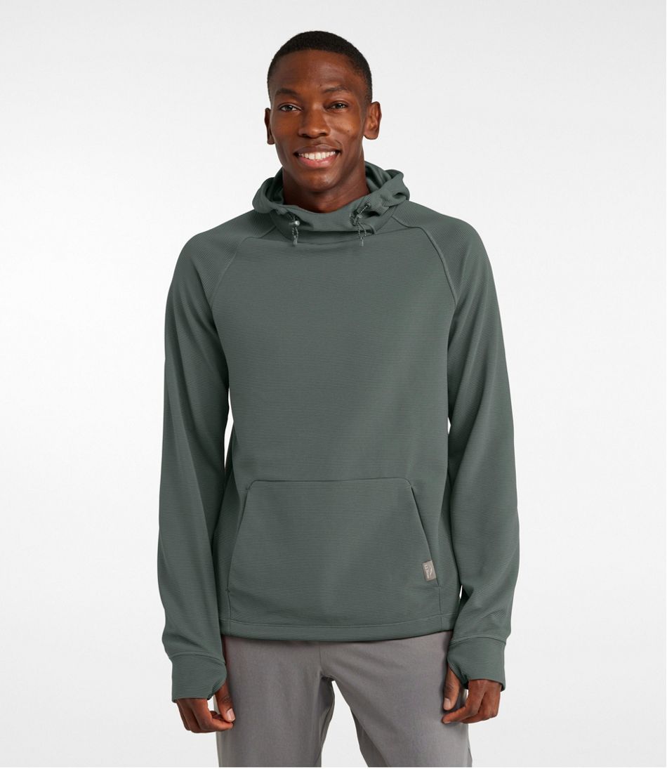 L.L.Bean Online | Men's VentureStretch Ottoman-Rib Hoodie