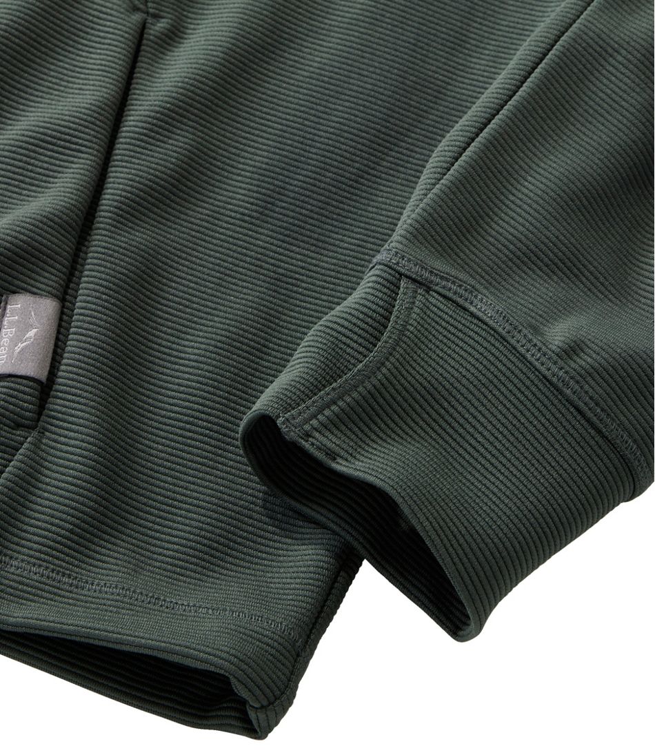 L.L.Bean Online | Men's VentureStretch Ottoman-Rib Hoodie